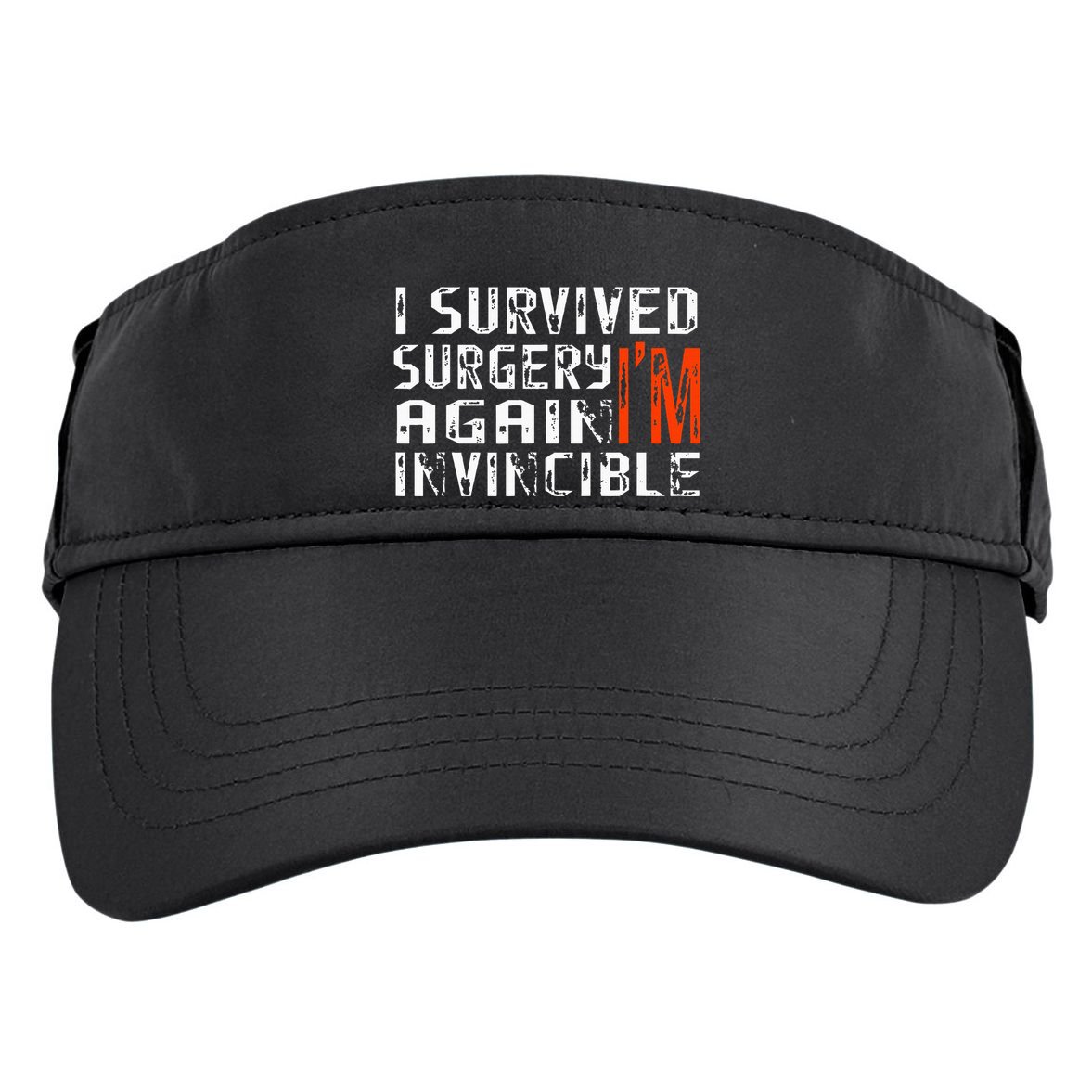 Funny Multiple Post Surgery Get Well Soon Adult Drive Performance Visor