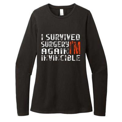 Funny Multiple Post Surgery Get Well Soon Womens CVC Long Sleeve Shirt