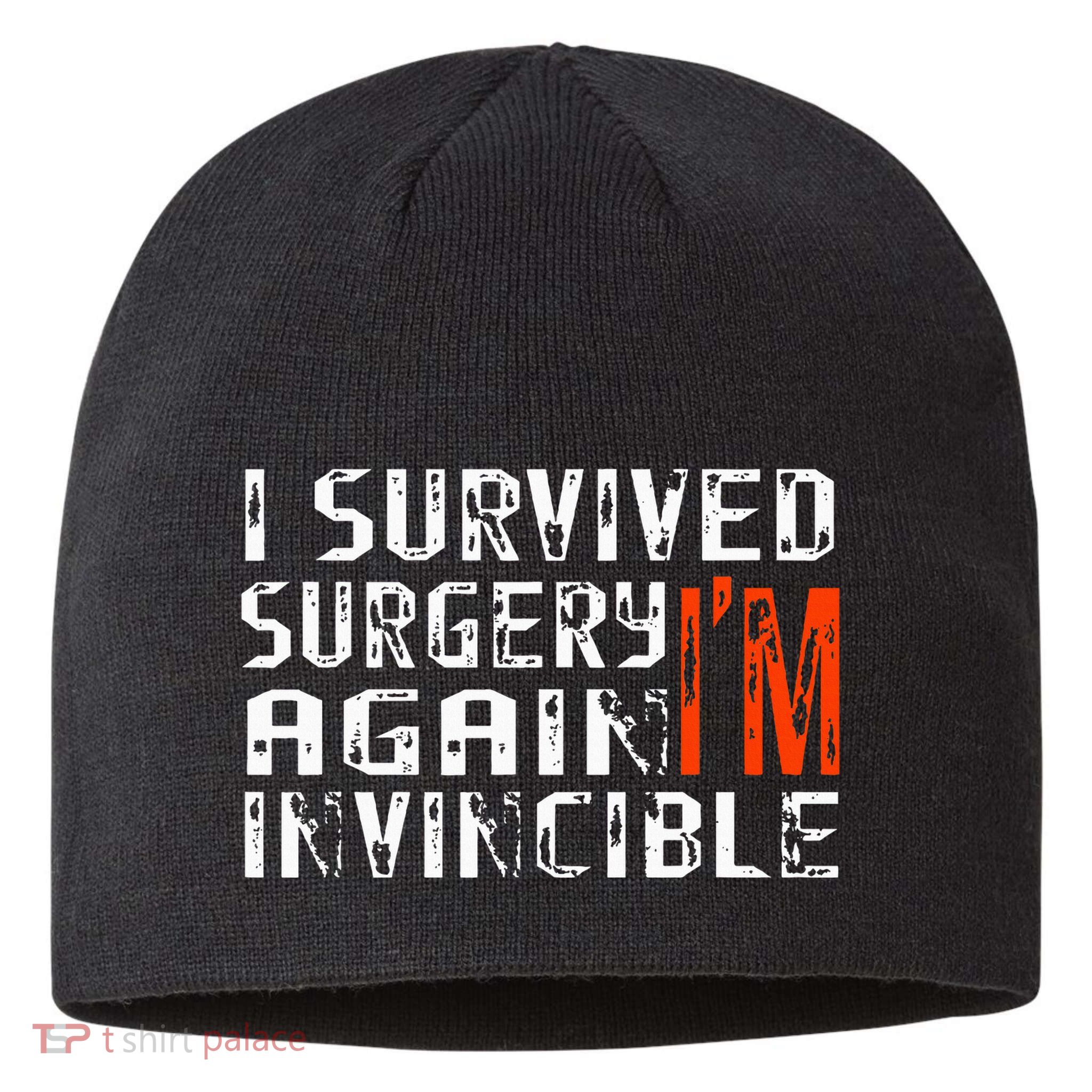 Funny Multiple Post Surgery Get Well Soon Sustainable Beanie