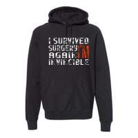 Funny Multiple Post Surgery Get Well Soon Premium Hoodie