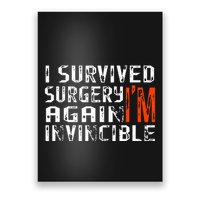 Funny Multiple Post Surgery Get Well Soon Poster