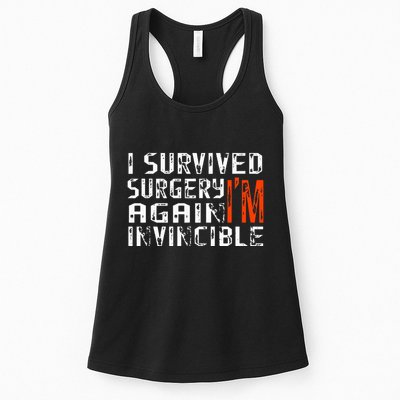 Funny Multiple Post Surgery Get Well Soon Womens Tank Top