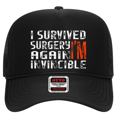 Funny Multiple Post Surgery Get Well Soon Trucker Hat
