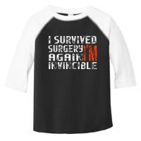Funny Multiple Post Surgery Get Well Soon Toddler Fine Jersey T-Shirt