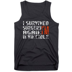 Funny Multiple Post Surgery Get Well Soon Tank Top