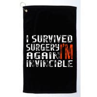 Funny Multiple Post Surgery Get Well Soon Golf Towel