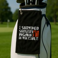 Funny Multiple Post Surgery Get Well Soon Golf Towel