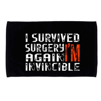 Funny Multiple Post Surgery Get Well Soon Microfiber Hand Towel