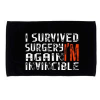 Funny Multiple Post Surgery Get Well Soon Microfiber Hand Towel