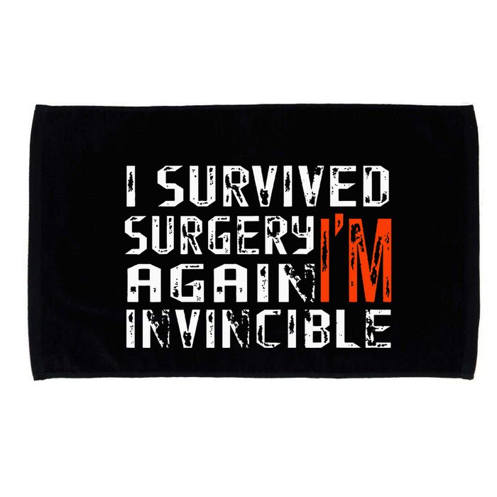Funny Multiple Post Surgery Get Well Soon Microfiber Hand Towel