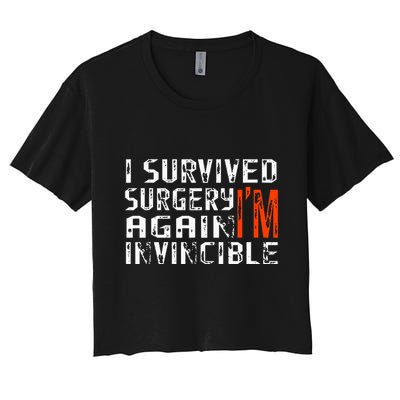 Funny Multiple Post Surgery Get Well Soon Crop Top