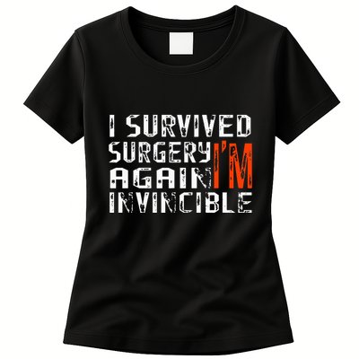 Funny Multiple Post Surgery Get Well Soon Womens T-Shirt