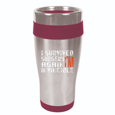 Funny Multiple Post Surgery Get Well Soon 16oz Travel Tumbler