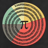 Funny Math Pie Chart Cake March 14 Design Happy Retro Pi Day Meaningful Gift 7 Panel Mesh Trucker Snapback Hat