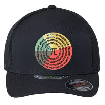 Funny Math Pie Chart Cake March 14 Design Happy Retro Pi Day Meaningful Gift Flexfit Unipanel Trucker Cap