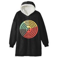 Funny Math Pie Chart Cake March 14 Design Happy Retro Pi Day Meaningful Gift Hooded Wearable Blanket
