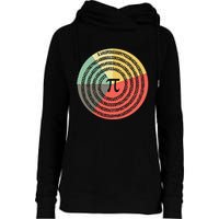 Funny Math Pie Chart Cake March 14 Design Happy Retro Pi Day Meaningful Gift Womens Funnel Neck Pullover Hood