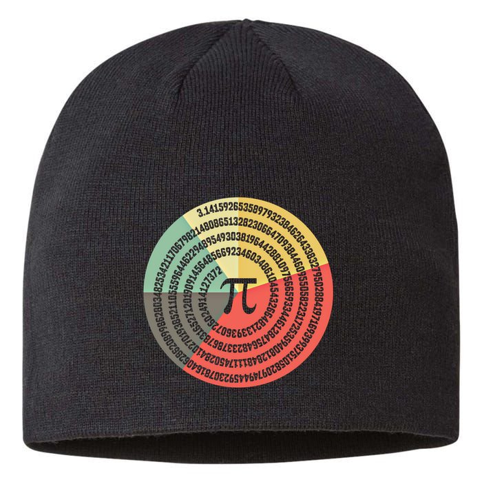 Funny Math Pie Chart Cake March 14 Design Happy Retro Pi Day Meaningful Gift Sustainable Beanie
