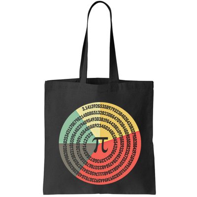 Funny Math Pie Chart Cake March 14 Design Happy Retro Pi Day Meaningful Gift Bag