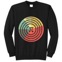 Funny Math Pie Chart Cake March 14 Design Happy Retro Pi Day Meaningful Gift Tall Sweatshirt