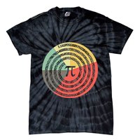 Funny Math Pie Chart Cake March 14 Design Happy Retro Pi Day Meaningful Gift Tie-Dye T-Shirt