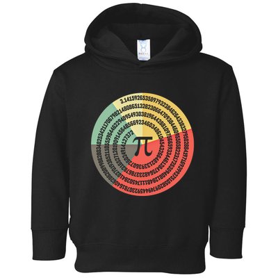 Funny Math Pie Chart Cake March 14 Design Happy Retro Pi Day Meaningful Gift Toddler Hoodie