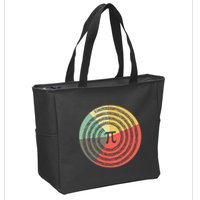 Funny Math Pie Chart Cake March 14 Design Happy Retro Pi Day Meaningful Gift Zip Tote Bag