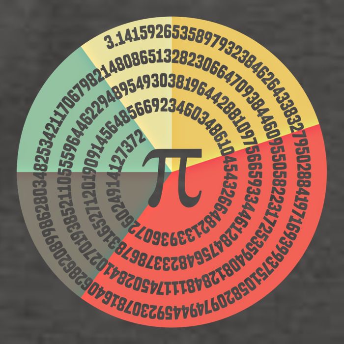Funny Math Pie Chart Cake March 14 Design Happy Retro Pi Day Meaningful Gift Vector Backpack