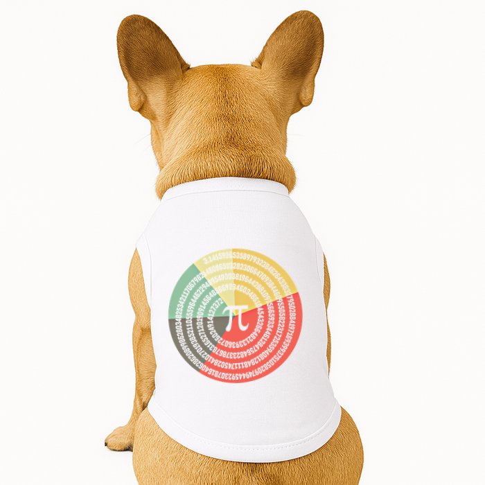 Funny Math Pie Chart Cake March 14 Design Happy Retro Pi Day Meaningful Gift Doggie Tank