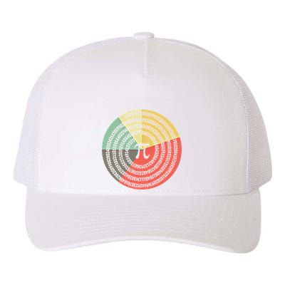 Funny Math Pie Chart Cake March 14 Design Happy Retro Pi Day Meaningful Gift Yupoong Adult 5-Panel Trucker Hat