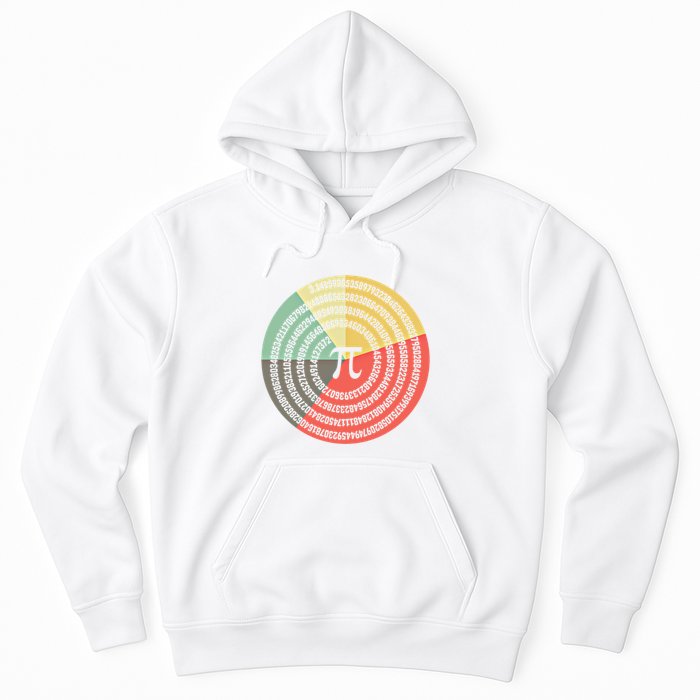 Funny Math Pie Chart Cake March 14 Design Happy Retro Pi Day Meaningful Gift Hoodie