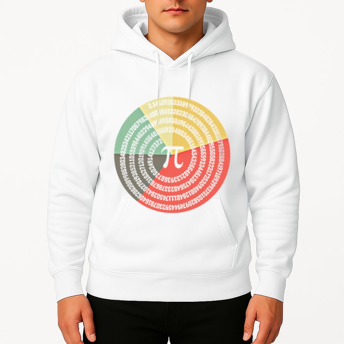 Funny Math Pie Chart Cake March 14 Design Happy Retro Pi Day Meaningful Gift Hoodie