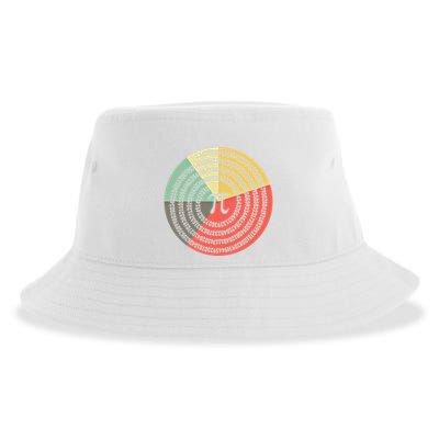Funny Math Pie Chart Cake March 14 Design Happy Retro Pi Day Meaningful Gift Sustainable Bucket Hat