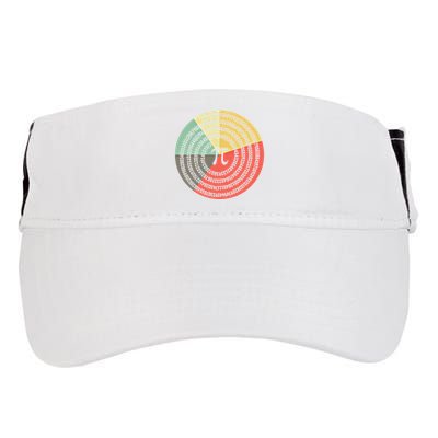 Funny Math Pie Chart Cake March 14 Design Happy Retro Pi Day Meaningful Gift Adult Drive Performance Visor