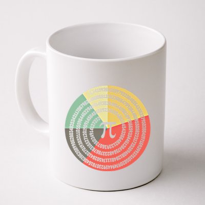 Funny Math Pie Chart Cake March 14 Design Happy Retro Pi Day Meaningful Gift Mug