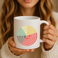 Funny Math Pie Chart Cake March 14 Design Happy Retro Pi Day Meaningful Gift Mug