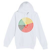 Funny Math Pie Chart Cake March 14 Design Happy Retro Pi Day Meaningful Gift Premium Pullover Hoodie