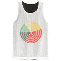 Funny Math Pie Chart Cake March 14 Design Happy Retro Pi Day Meaningful Gift Mesh Reversible Basketball Jersey Tank
