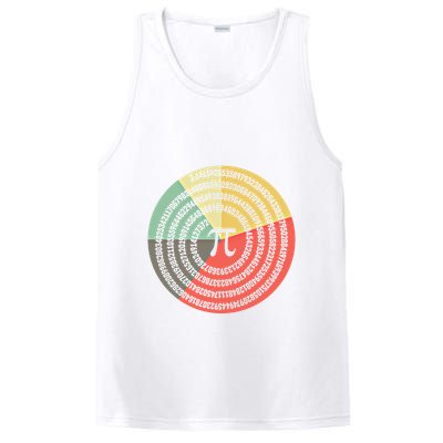 Funny Math Pie Chart Cake March 14 Design Happy Retro Pi Day Meaningful Gift PosiCharge Competitor Tank