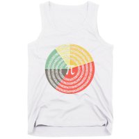 Funny Math Pie Chart Cake March 14 Design Happy Retro Pi Day Meaningful Gift Tank Top