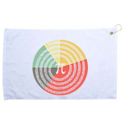 Funny Math Pie Chart Cake March 14 Design Happy Retro Pi Day Meaningful Gift Grommeted Golf Towel