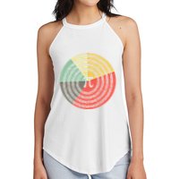 Funny Math Pie Chart Cake March 14 Design Happy Retro Pi Day Meaningful Gift Women's Perfect Tri Rocker Tank