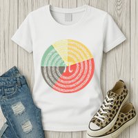 Funny Math Pie Chart Cake March 14 Design Happy Retro Pi Day Meaningful Gift Womens T-Shirt
