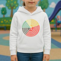 Funny Math Pie Chart Cake March 14 Design Happy Retro Pi Day Meaningful Gift Kids Hoodie