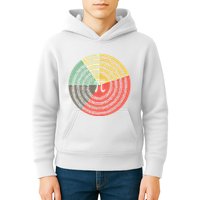 Funny Math Pie Chart Cake March 14 Design Happy Retro Pi Day Meaningful Gift Kids Hoodie