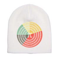 Funny Math Pie Chart Cake March 14 Design Happy Retro Pi Day Meaningful Gift Short Acrylic Beanie