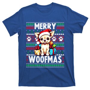 Family Matching Pajama Top Ugly Christmas Dog Chihuahua Gift T-Shirt