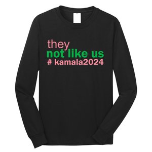 Femininomenon Madam Pres Kamala They Not Like Us Brat Empowered Women President Long Sleeve Shirt