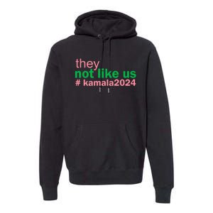 Femininomenon Madam Pres Kamala They Not Like Us Brat Empowered Women President Premium Hoodie