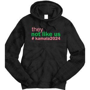 Femininomenon Madam Pres Kamala They Not Like Us Brat Empowered Women President Tie Dye Hoodie